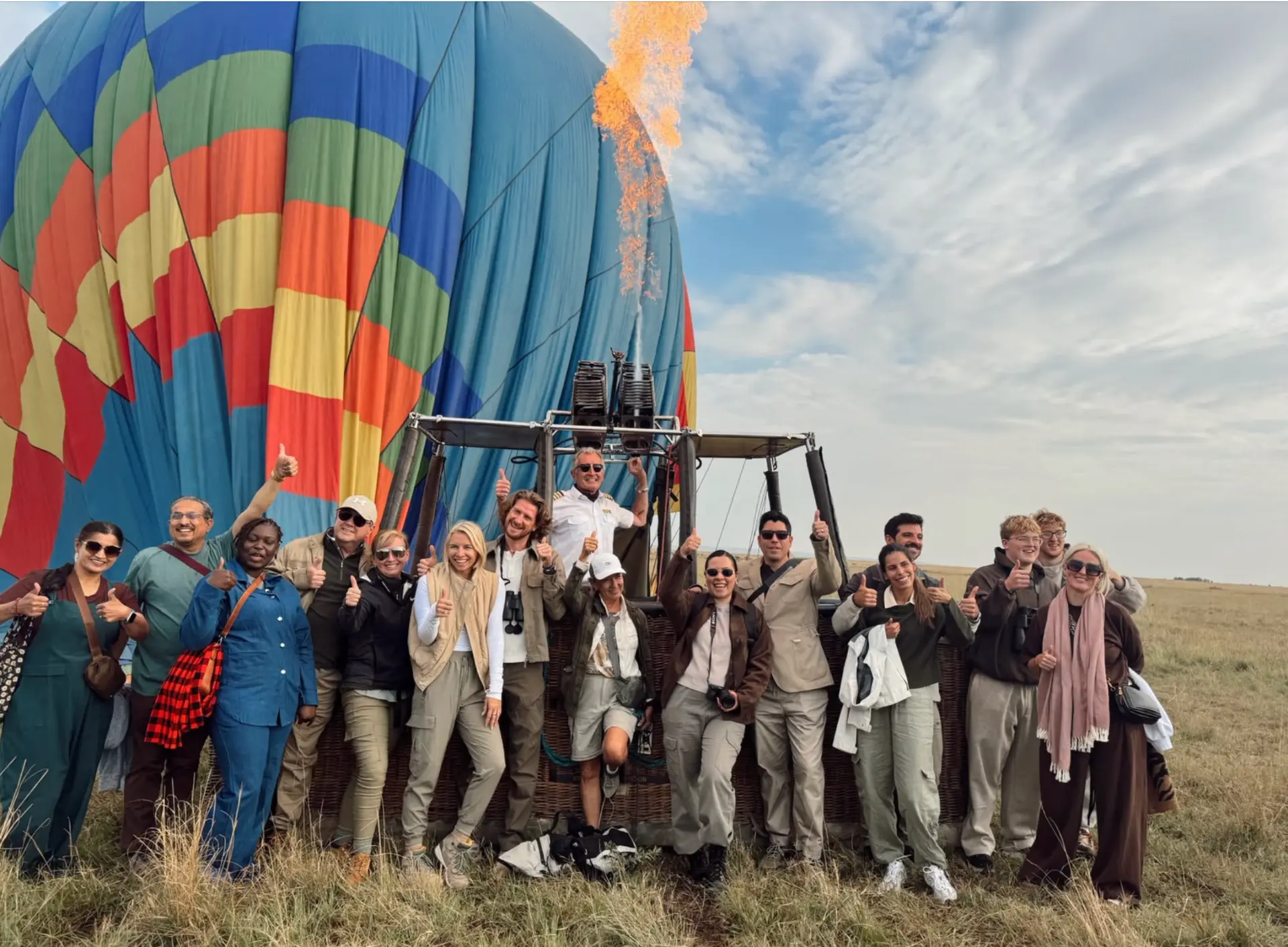 Vuelo en globo sobre el Mara